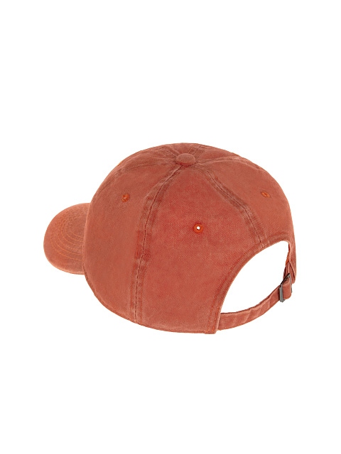 Orange YD Embroidered Vintage Denim Cap, 3