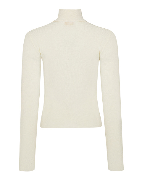 White Cashmere & Silk Turtleneck, 2 White Cashmere & Silk Turtleneck, 2