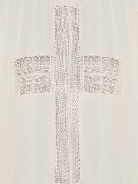 Ivory cotton shirt dress, 4 Ivory cotton shirt dress, 4