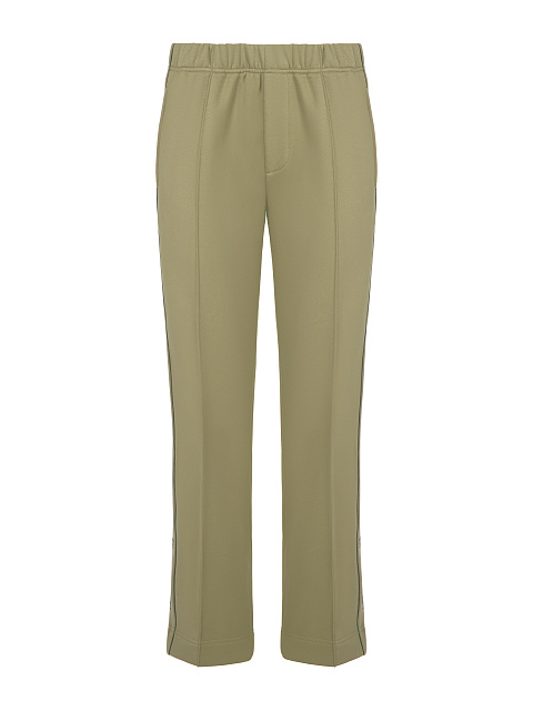 Green YD Embroidery Olive Green Jersey Suit, 3