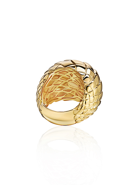 Yellow Gold Dragon Egg Ring, 4