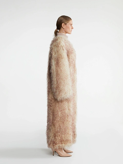Long Lama Fur Coat, 4