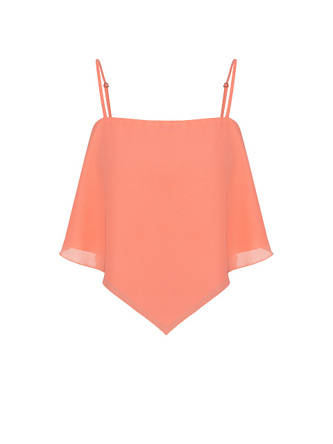 Coral camisole top with thin straps, 1 Coral camisole top with thin straps, 1