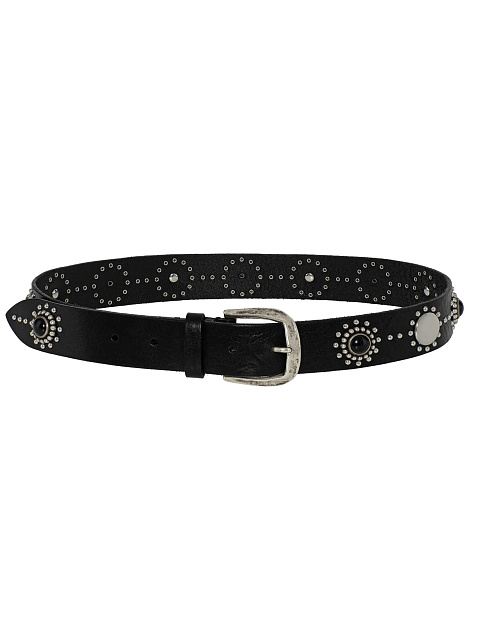 Black leather belt, 1 Black leather belt, 1
