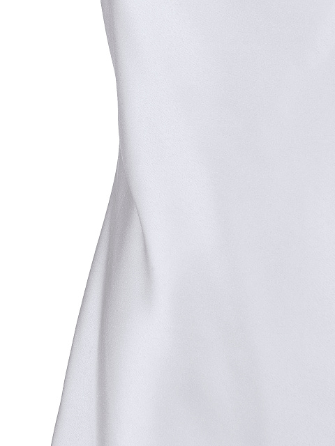 Light Grey Lace Trimmed Slip Dress, 3