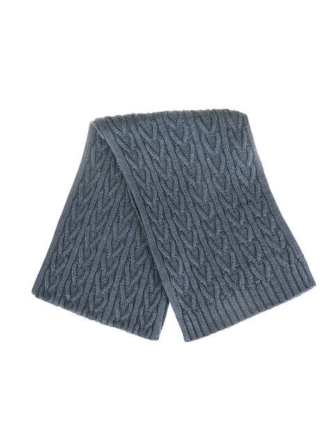 Blue Wool Scarf, 3