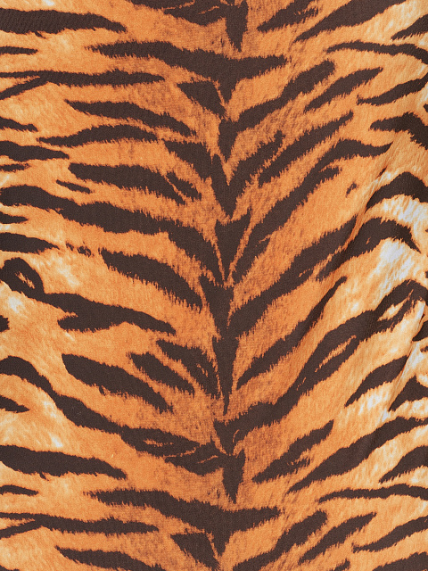 Tiger Print Open Back Swimsuit, 3 Tiger Print Open Back Swimsuit, 3