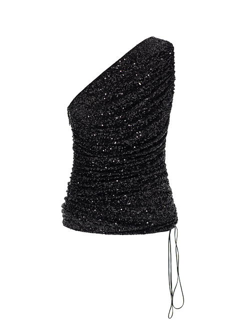 Black sequined top, 2 Black sequined top, 2