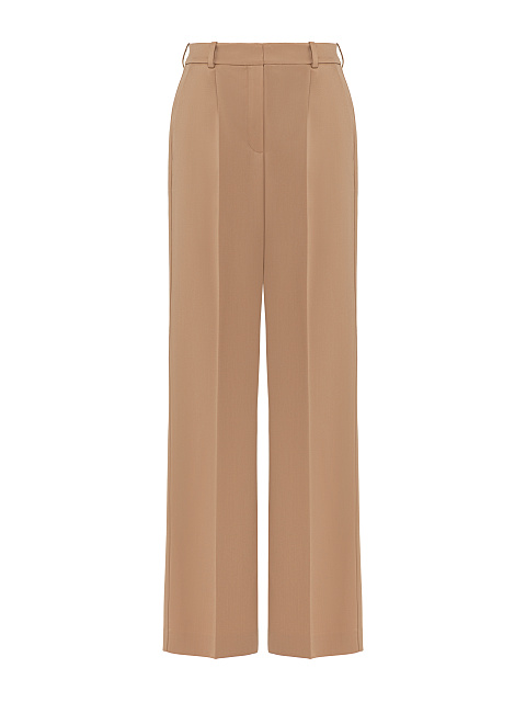 Beige Wool Pant Suit, 4