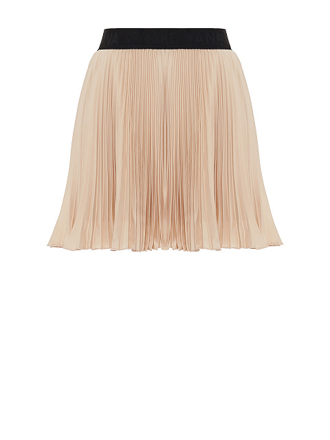 Beige Pleated Mini Skirt, 1 Beige Pleated Mini Skirt, 1