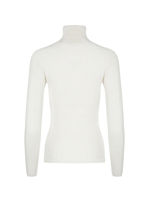 Ivory Cashmere Turtleneck, 2 Ivory Cashmere Turtleneck, 2