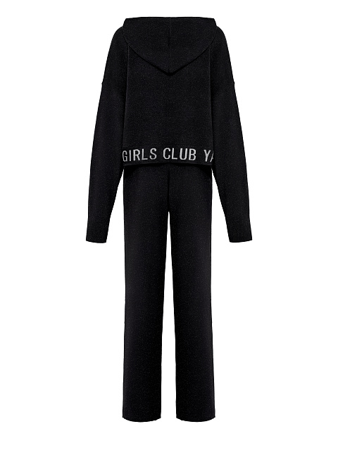 Black "Hot Girls Club" Jersey Suit, 2 Black "Hot Girls Club" Jersey Suit, 2