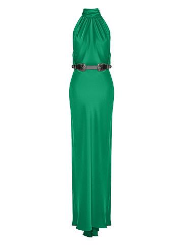 Emerald maxi dress, 1