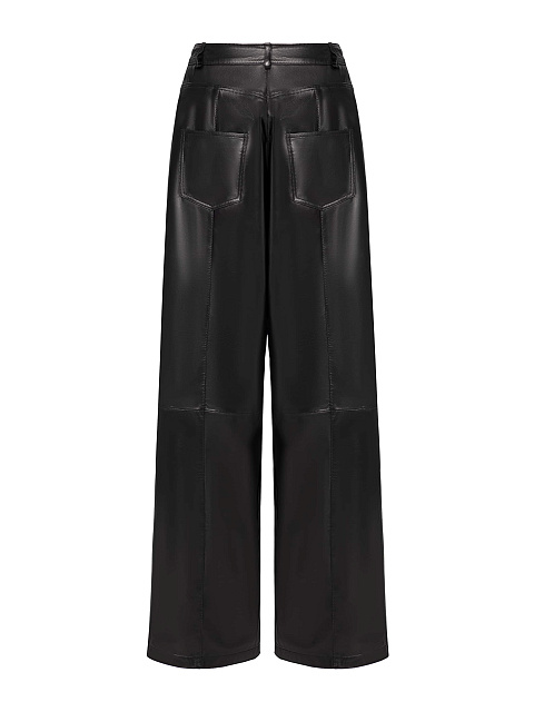 Black leather trousers, 2 Black leather trousers, 2
