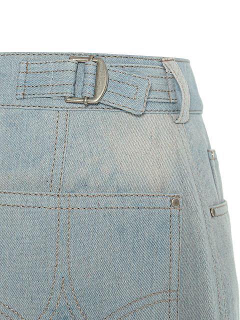Light Blue Washed Denim Joggers, 6 Light Blue Washed Denim Joggers, 6