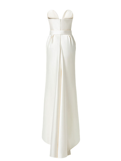 Milk-white maxi dres, 4