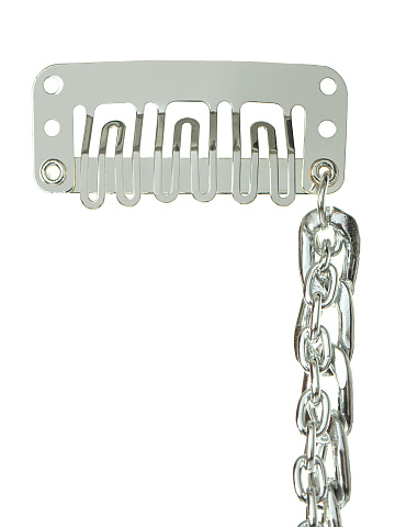Silver 2 Chains Hairpin, 2