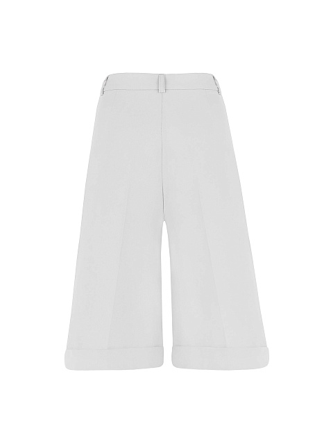 White Bermuda shorts made of thin cotton, 2 White Bermuda shorts made of thin cotton, 2