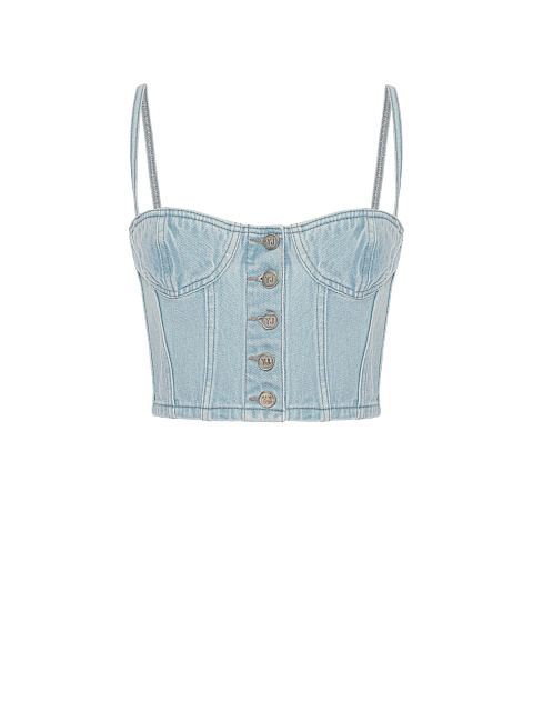 Light Blue Denim Top, 1