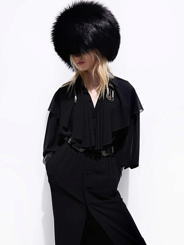 Fox fur hat, 2