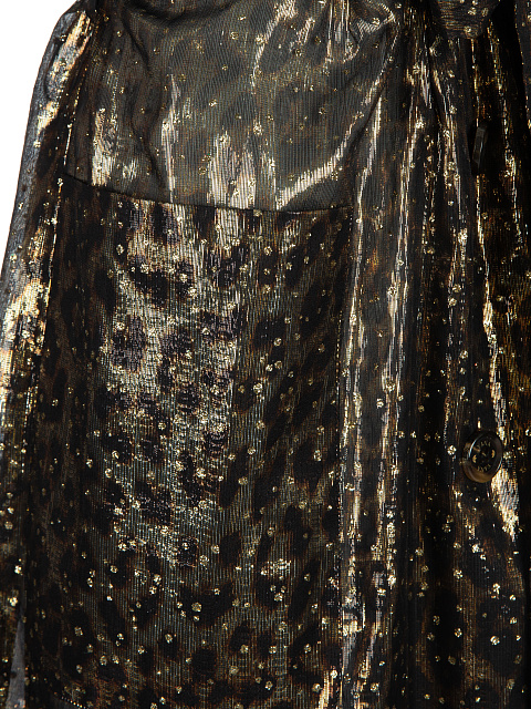 Leopard Printed Silk Trench Coat, 5 Leopard Printed Silk Trench Coat, 5