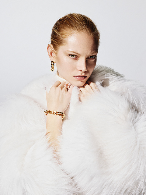 Chain bracelet made of yellow gold, 2