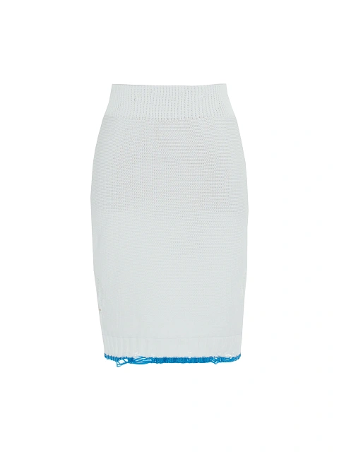 White Jersey Sweater & Midi Skirt Set, 3 White Jersey Sweater & Midi Skirt Set, 3