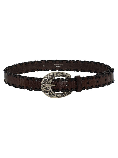 Brown leather belt, 1 Brown leather belt, 1