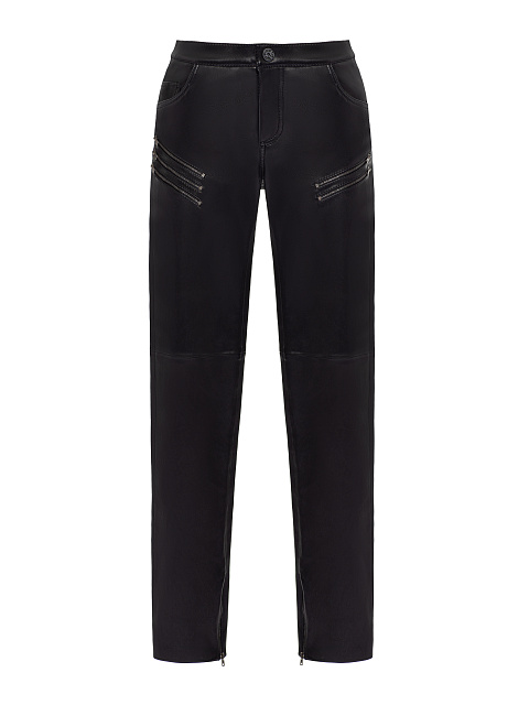 Black Leather Biker Pants, 1 Black Leather Biker Pants, 1