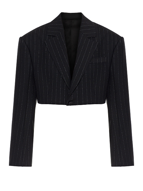 Black striped jacket, 1