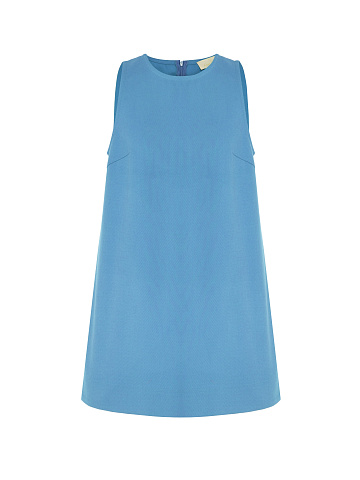 Blue Denim Mini Dress, 1