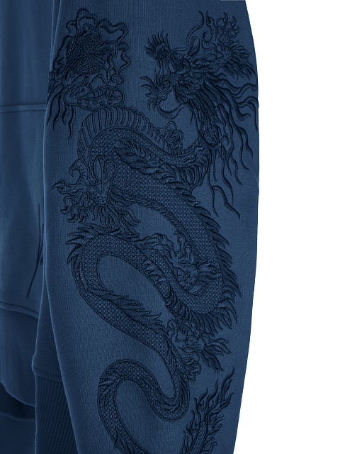 Blue Dragon Embroidered Jersey Suit, 4 Blue Dragon Embroidered Jersey Suit, 4