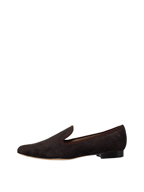 Brown suede loafers, 2