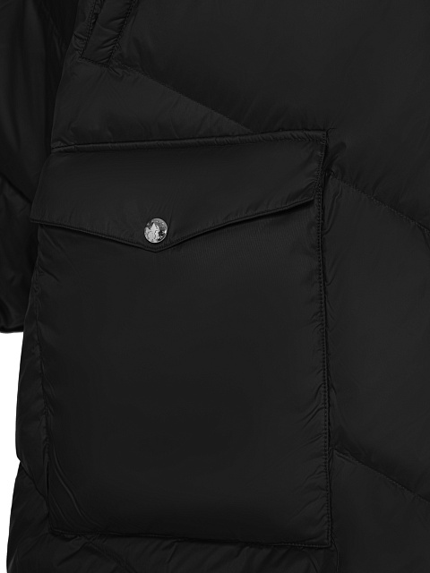 Black Oversized Puffer Jacket, 5