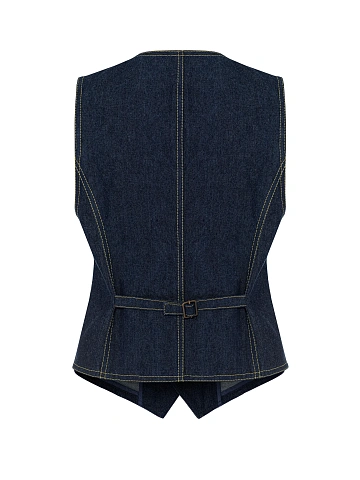 Blue Denim Vest, 2