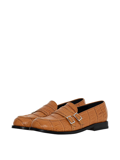 Crocodile leather loafers, 1