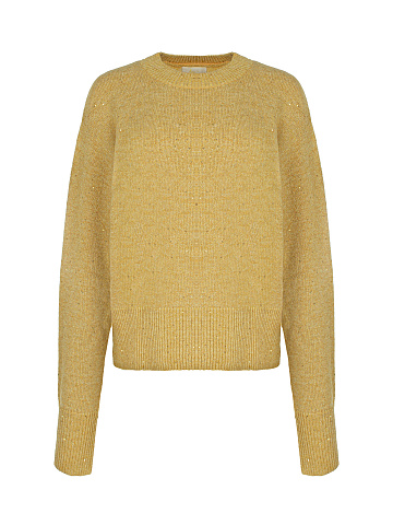 Mustard Yellow Lurex & Sequins Jumper, 1