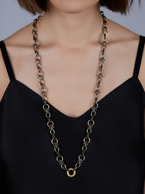 Gold, Diamonds & Pearl Tiger Necklace, 8