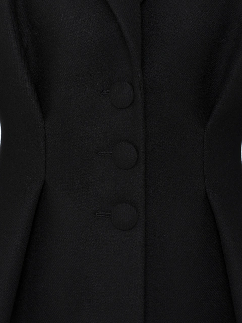 Black Short Wool Coat, 3 Black Short Wool Coat, 3
