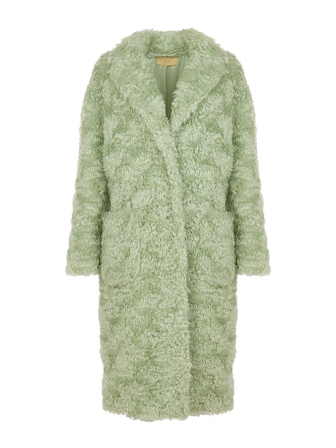 Mint Green Faux Fur Coat, 1 Mint Green Faux Fur Coat, 1