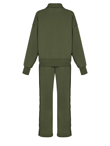 Dark Green Jersey Suit, 2