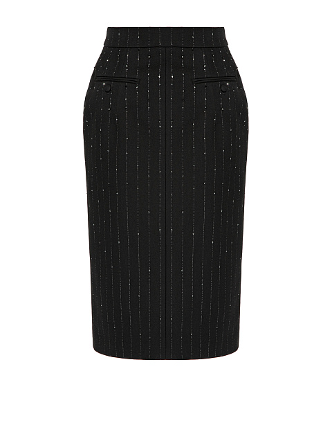 Black skirt with rhinestones, 4
