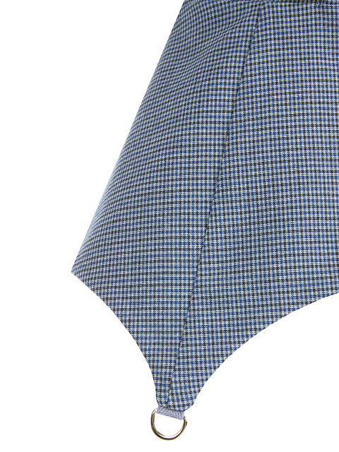 Light Grey Houndstooth Corset & Skirt, 3