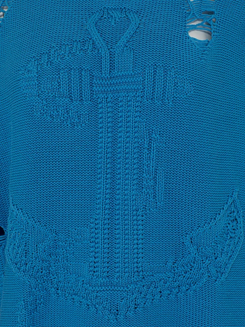 Bright Blue Jersey Sweater & Mini Skirt Set, 5 Bright Blue Jersey Sweater & Mini Skirt Set, 5