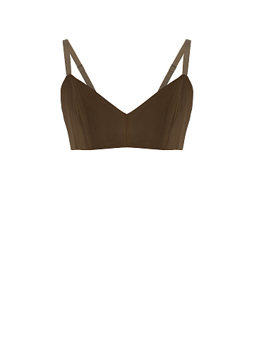 Brown Suede Top, 1