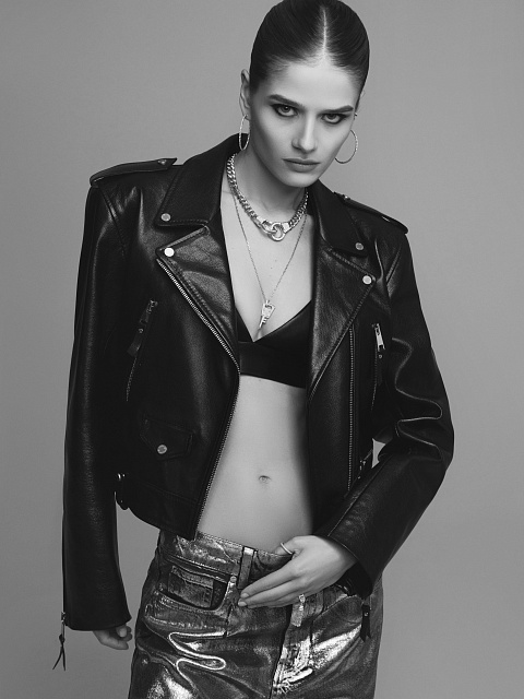 Round Diamond & White Gold Necklace, 4