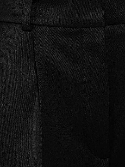 Black Wool Pant Suit, 5