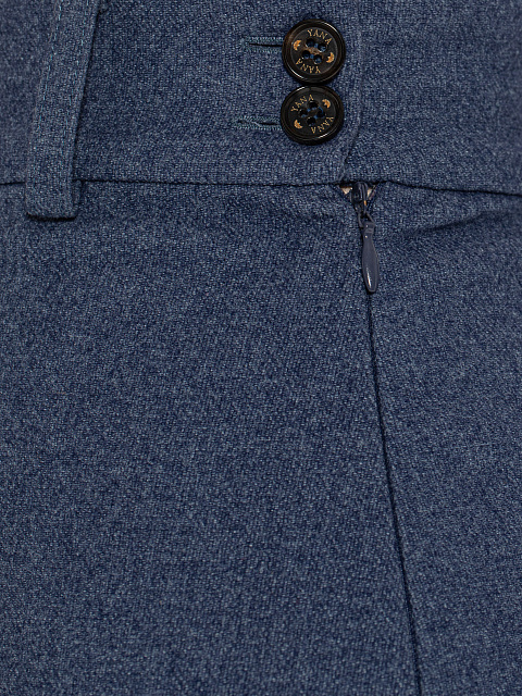 Blue Wool Midi Skirt Suit, 6 Blue Wool Midi Skirt Suit, 6