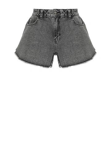Grey denim shorts, 1