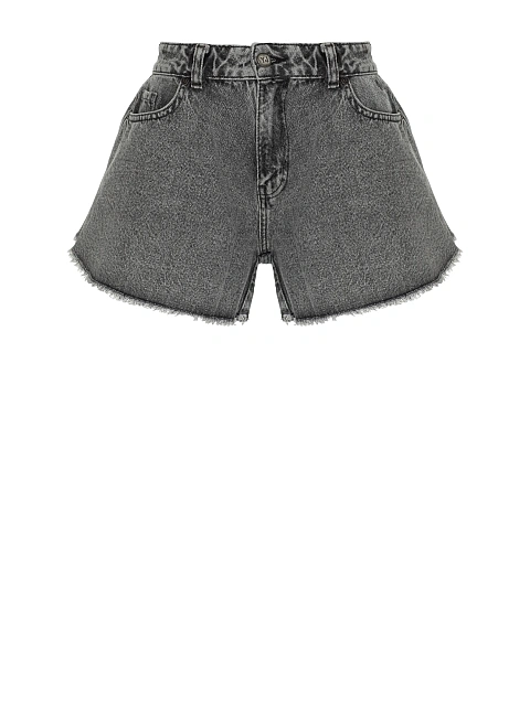 Grey denim shorts, 1
